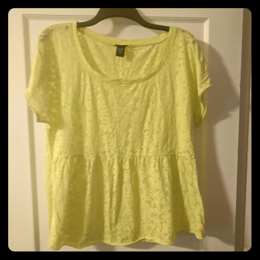 Torrid Yellow Skull Tee